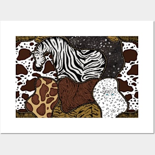 Exotic Animal Print collection Posters and Art